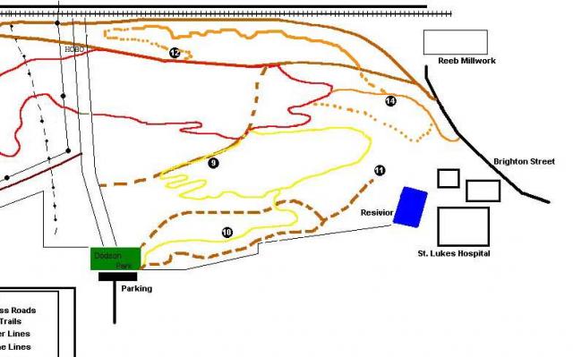  Orange trail construction map 12/6/06